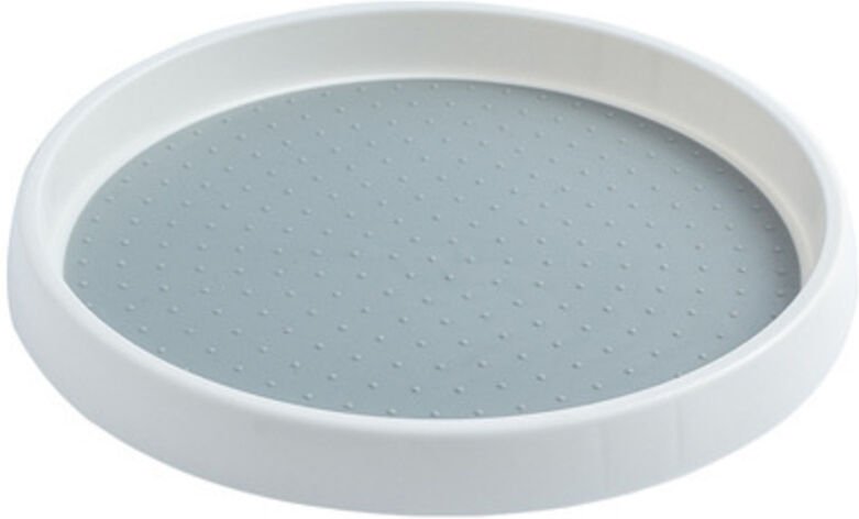 2-teiliges drehbares Gewürzregal, Drehteller für Gewürze und Soßen, Küchenaufbewahrung, multifunktionaler Küchenorganize...