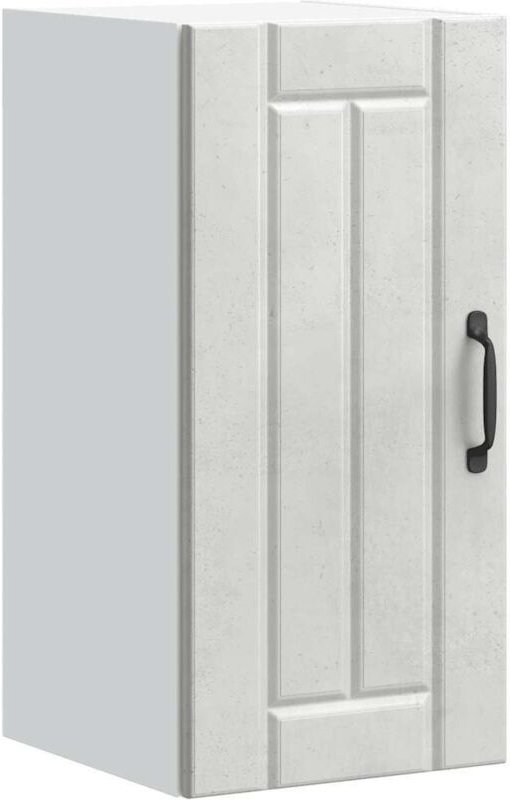 Küchen-Hängeschrank Lucca Betongrau Holzwerkstoff Vidaxl