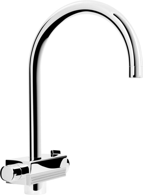 Spültischarmatur Louisa mit Softdusche verchromt Wasserhahn Küchenarmatur - Cornat