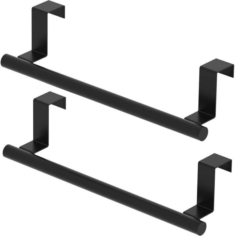 ZVD - Handtuchhalter über dem Schrank, Handtuchhalter für die Küche über der Schranktür, Handtuchstange aus Edelstahl fü...