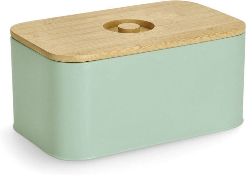 Brotkasten mit Bambusdeckel, 30 x 18 x 13 cm