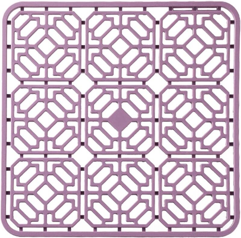 Silikon-Spülbeckenmatte für Küchenspülen, hitzebeständiges, faltbares Schutzgitter, rutschfester Abtropfständer für Spül...