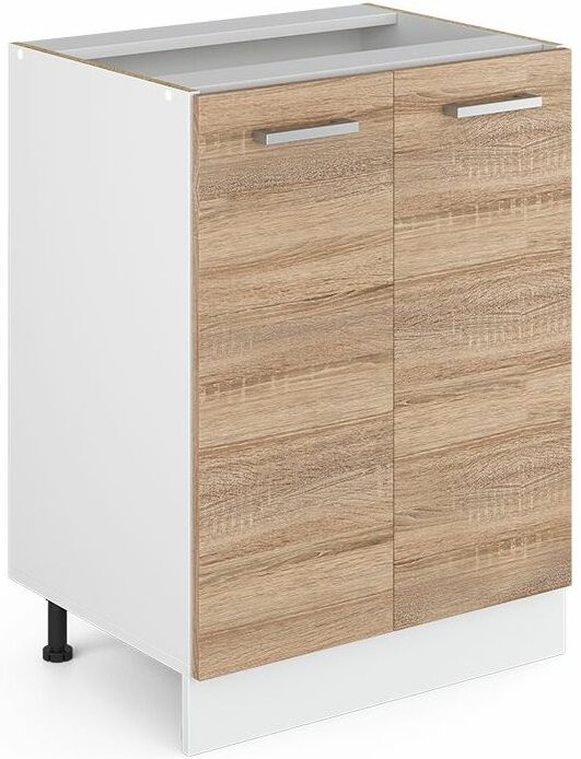 Vicco - Küchenunterschrank R-Line, Sonoma, 60 cm ohne Arbeitsplatte