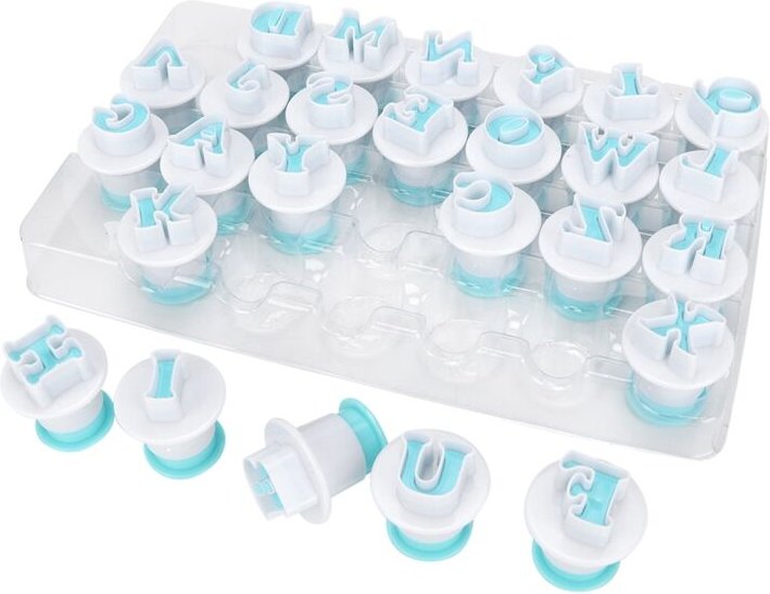 26-teiliges Set mit Buchstaben-S-Ausstechformen zum Selbermachen, Hintergrundausstecher zum Gestalten von Dekorationen f...