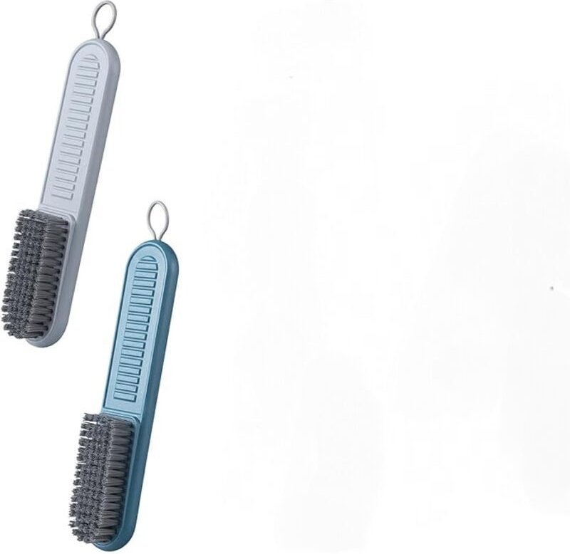 Confezione da 2 spazzole per il lavaggio delle scarpe, spazzole per unghie con setole dure, spazzole per scarpe in plast...