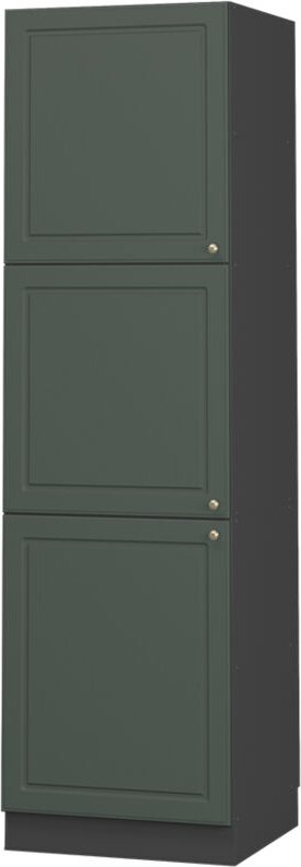 Vicco - Herdumbauschrank Fame-Line, Grün-Gold Landhaus, 60 cm