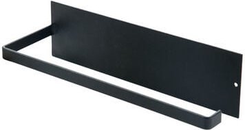 Schwarz) 22x7,5x6cm, Selbstklebender Papierhandtuchhalter Rollenhalter Wandmontierter Küchenrollenhalter für Küchenschra...