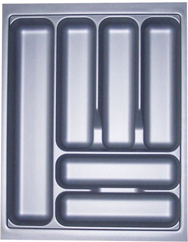 Thumbnail - Orga-box - i Besteckeinsatz Besteckkasten silbergrau 450 mm für Blum Tandembox u. ModernBox