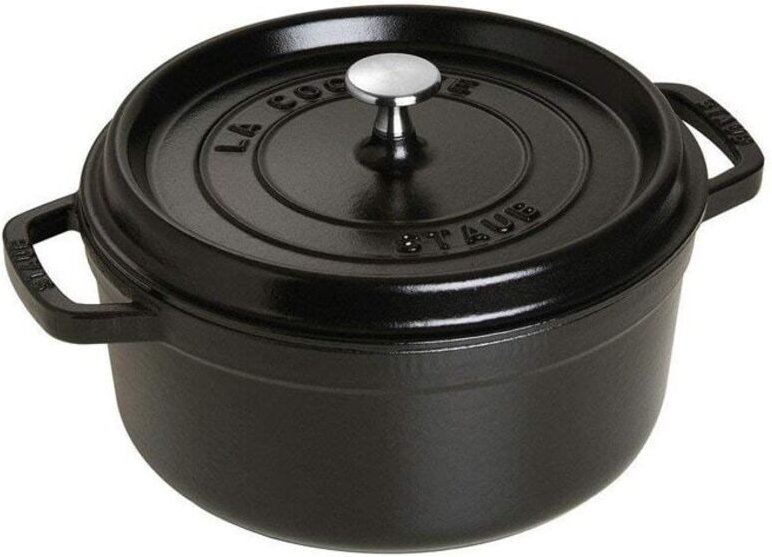 Staub - kochtopf aus gusseisen 24cm - schwarz - 1102425 - 3272341024251