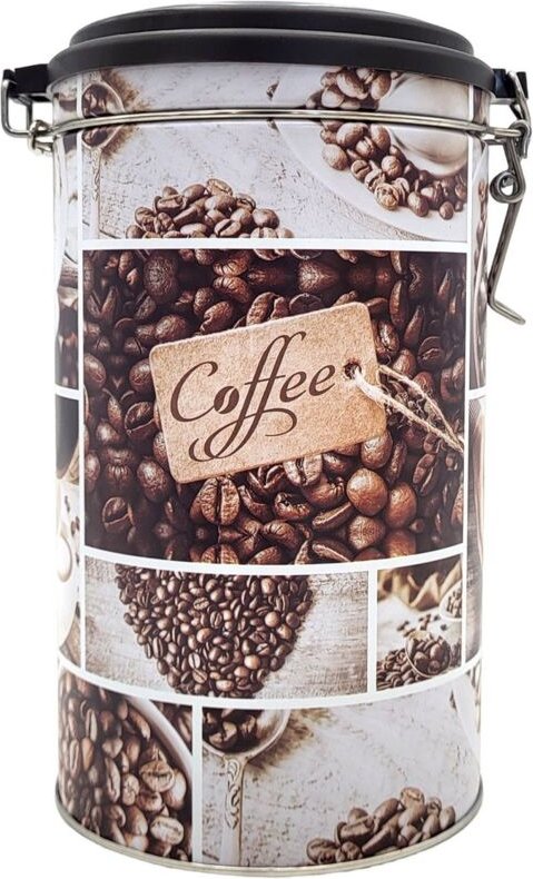 Thumbnail - Buri - Vakuum Kaffeedose Metall Kaffeebox Kaffeebehälter Kaffeespender Kaffeebüchse - Coffee