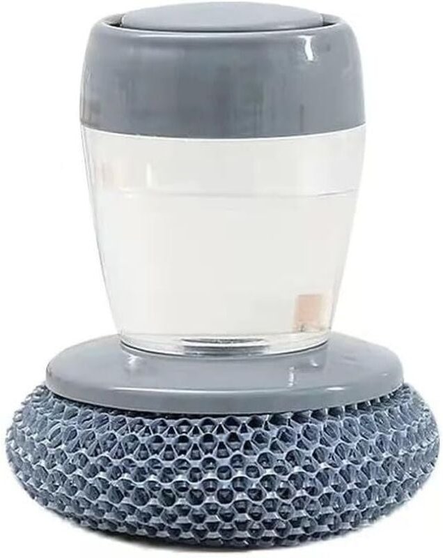 Sjqka - Seifenspender mit Reservoir Küchenbürste für Töpfe, Pfannen und Spülbecken