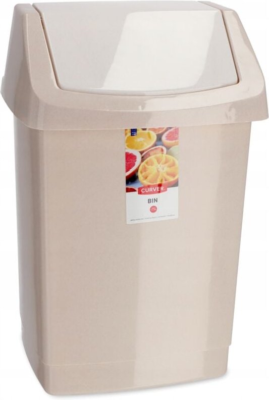 Curver Click-IT 25L Abfallbehälter, beige