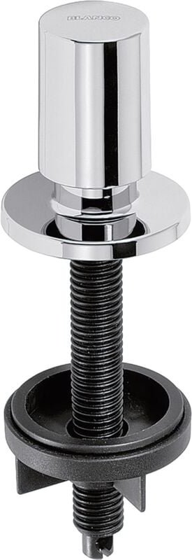 Blanco - Zugknopf - Ablaufventil Zughebel passend zu if- und U-Modell Spülen mit Armaturenbank, Kunststoff verchromt