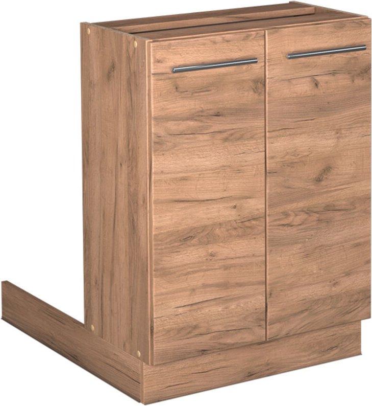 Kücheninsel Fame-Line, Goldkraft Eiche, 60 cm ohne Arbeitsplatte, Vicco