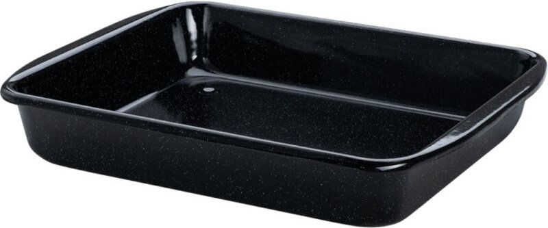 Riess Bratrohrpfanne 33x42x7xm Schwarz Emaille