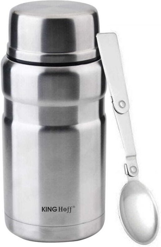 Lunch-Thermoskanne aus Stahl, 0,75 l, KINGHOFF KH-1458