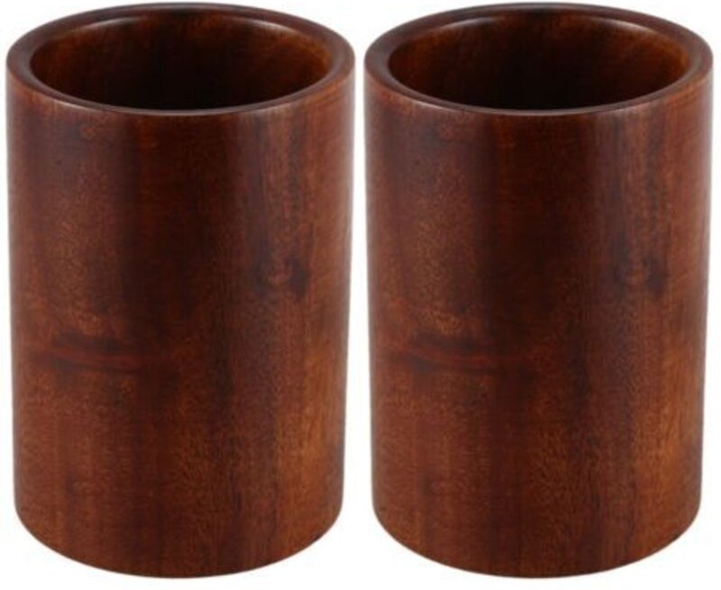 2X Utensilienhalter Aus Küche Kochutensilienhalter für , Spatel, Arbeitsplatte Esstisch Schreibtisch, 3,4 x 3,4 x 5