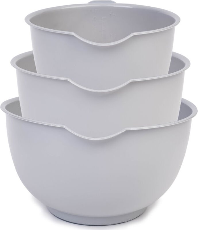 Bricoline - Curver Küchenschüsselset 1.5L+2L+2.5L, Grau