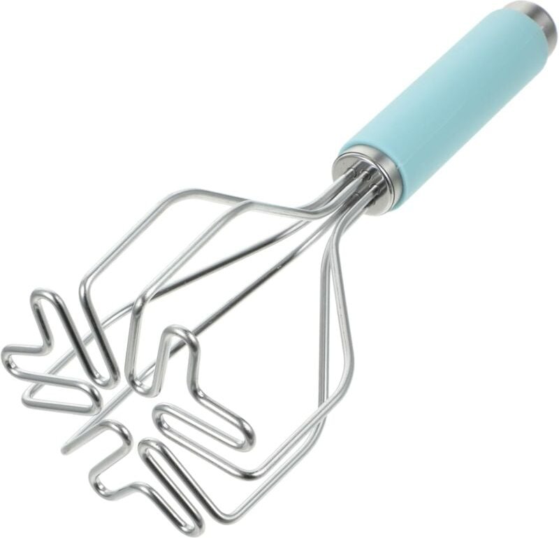 Haushaltsgerät Stampfer Blumenform Silber Edelstahl