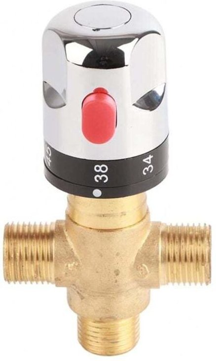 Thermostatarmatur aus Messing für Waschbecken, Werkzeug zur Wassertemperaturregelung für Küche und Bad.