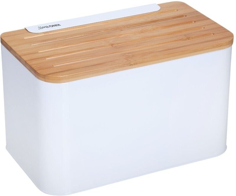 Brotkasten Mit Brett Weiss Kinghoff Kh-1072