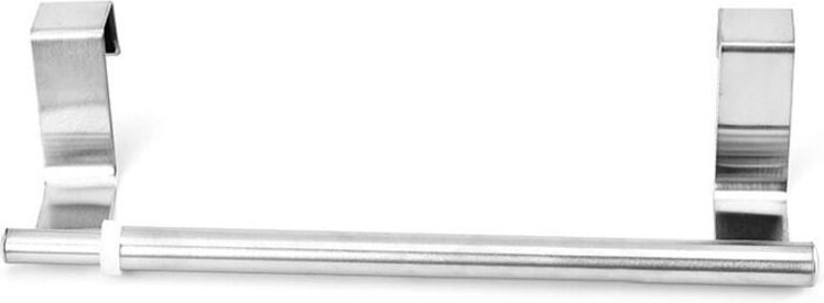 Einzel-Teleskop-Handtuchhalter aus Edelstahl, 22,5-35,5 x 6 x 7 cm, silber matt