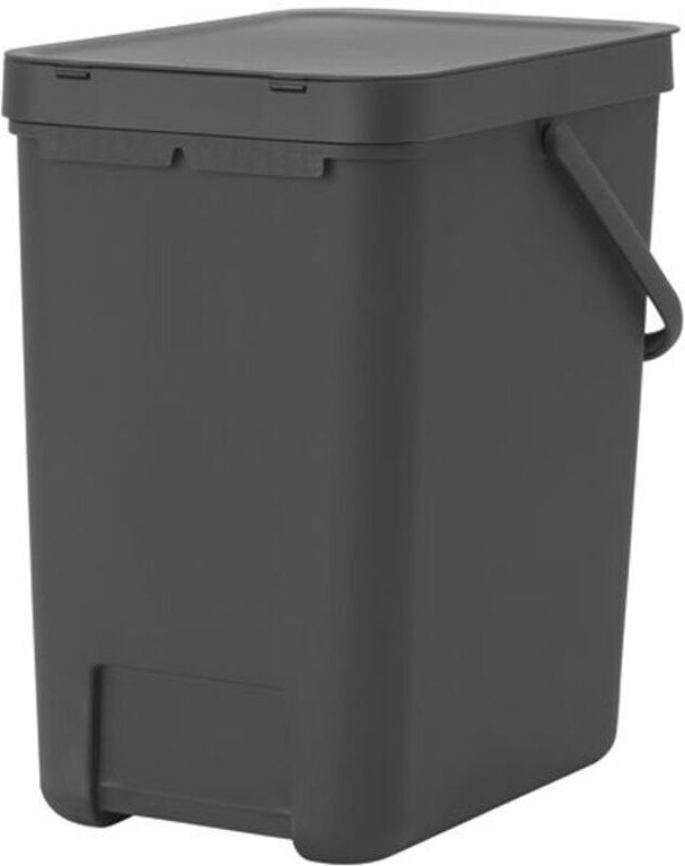 Brabantia 129940 Eimer, Kunststoff, Grau, 25l