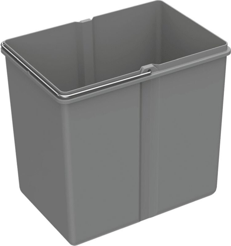 Hettich - Abfallsystem-Eimer, 15l, Bin.it Space 9080037, Kunststoff grau