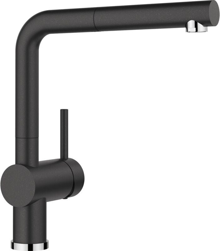 Linus s - Küchenarmatur, mit ausziehbarem Anschluss, Anthrazit 516688 - Blanco