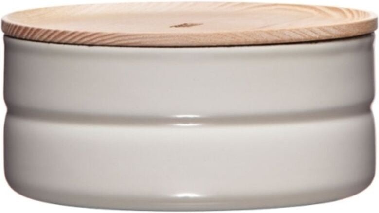 Riess-kelomat - Riess Boîte à provisions émaillée avec couvercle Ø13cm 615ml light grey