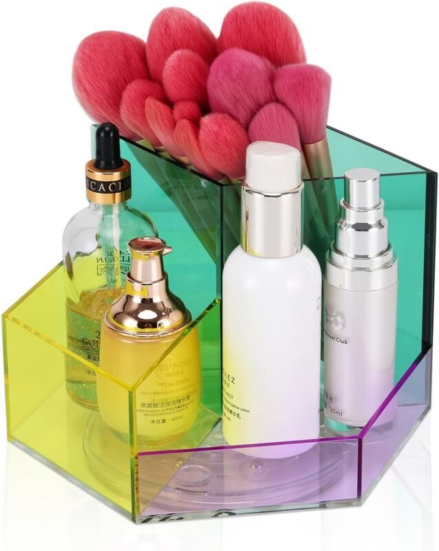 Auyetek Sechseckiger Kosmetik-Organizer 20x17x13,5 cm