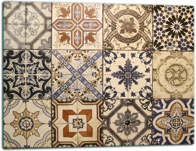 GlassplattenschneideBrett 52x40 Mosaik