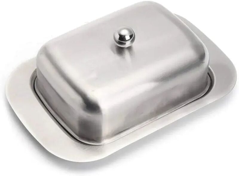 Isolierte Butterdose aus Edelstahl mit Deckel