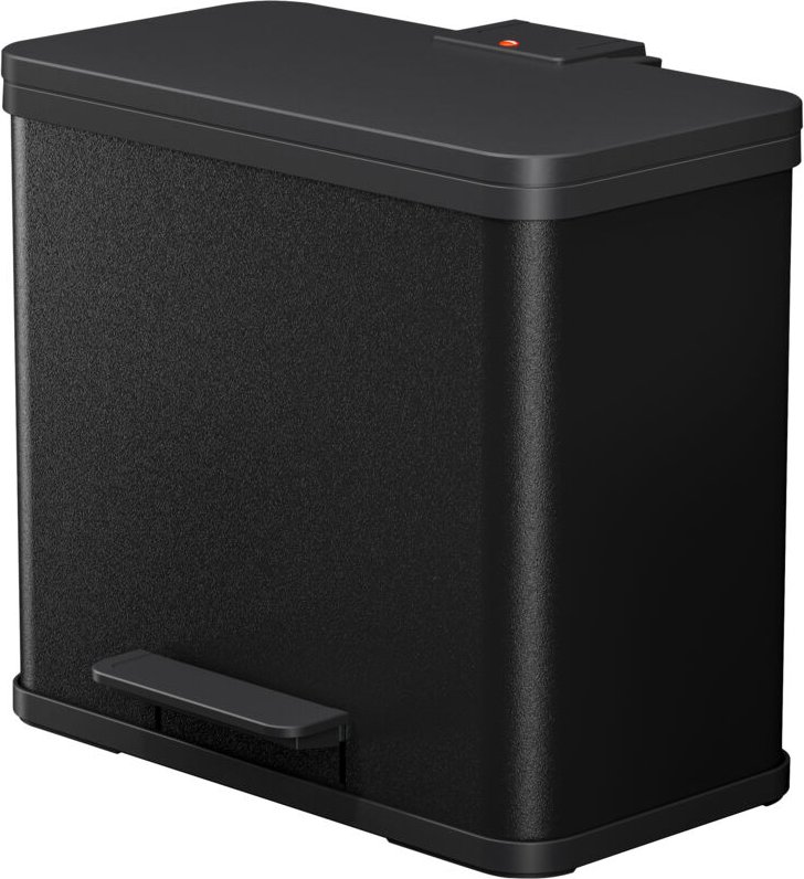Hailo - Tretmülleimer Oko Duo Plus Größe l 17L + 9L Schwarz 0630-260