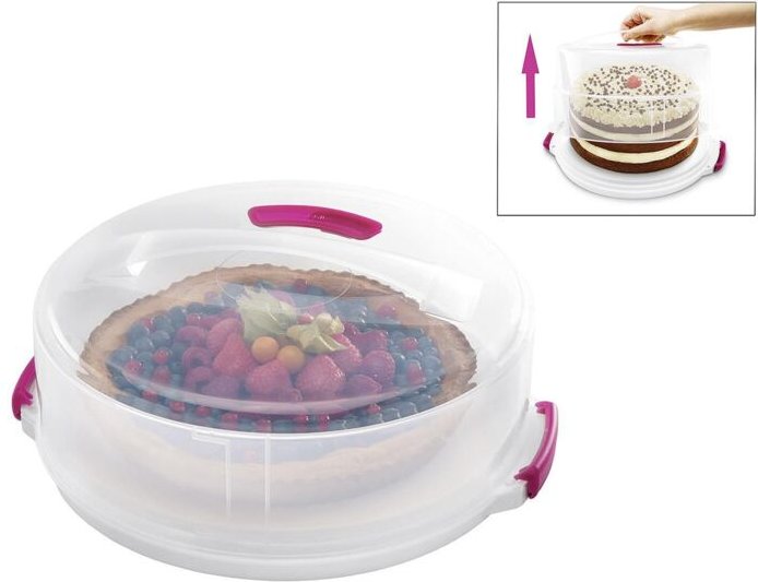 Tortenbehälter höhenverstellbar