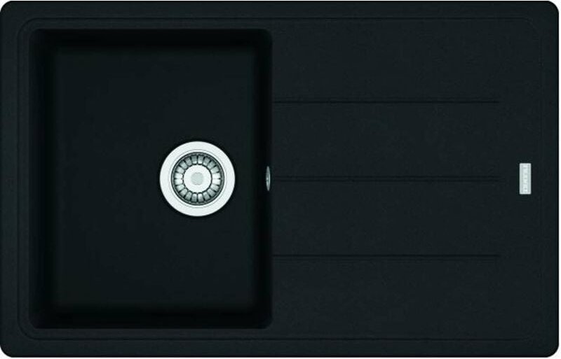 Basis - Fragranit Küchenspüle bfg 611-78, 78x50 cm, schwarz matt 114.0661.513 - Franke