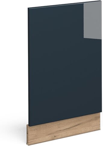 Frontblende Fame-Line, Dunkelblau Hochglanz, 45 cm ohne Arbeitsplatte Vicco