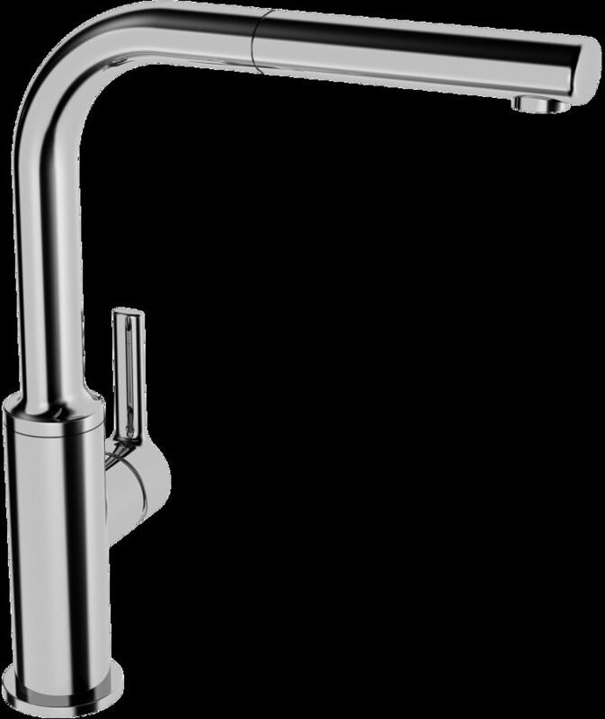 Ronda - Spültisch Einhebelmischer, mit ausziehbarer Geschirrbrause, chrom 54912273 - Hansa
