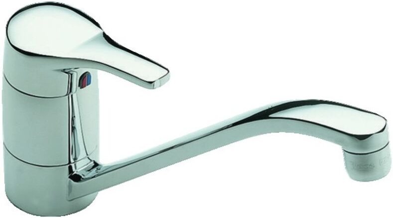 Waschbeckenmischer mit eingebautem Blech, Victoria – Chrom