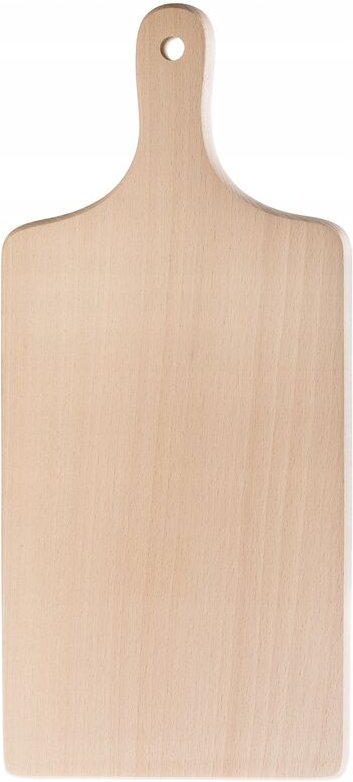 KADAX Schneidebrett aus Holz, Frühstücksbrett, Küchenbrett für Brot 28 x 17,5 cm