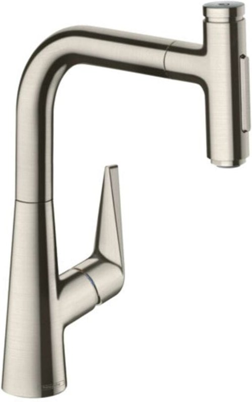 Thumbnail - Hansgrohe Talis Select M51 - Spültischarmatur M5117-H220 mit ausziehbarer Geschirrbrause, sBOX, Edelstahl 73868800
