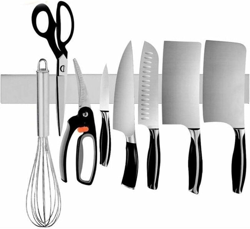 14 Zoll magnetische Messerstange, nordischer magnetischer Edelstahl-Messerhalter, Wandhalterung, magnetische Halterung, ...
