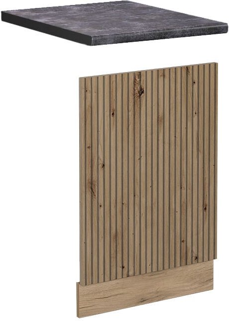 Vicco - Küchenmöbel R-Line, Artisan-Eiche, 45 cm , ap Anthrazit