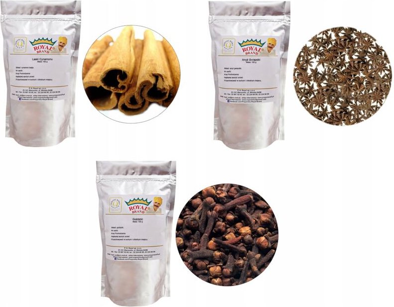 WINTERSET STERNANIS ZIMTSTÄBCHEN GANZE NELKEN Glühtee