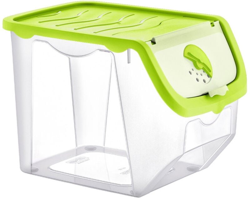 Storage container with lid and ventilation freezer and dishwasher safe