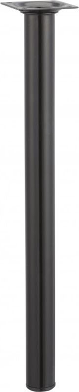 Thumbnail - Tischbein 3,0 x 40 cm Stahl schwarz - 1 Stück Tischbeine - Hettich