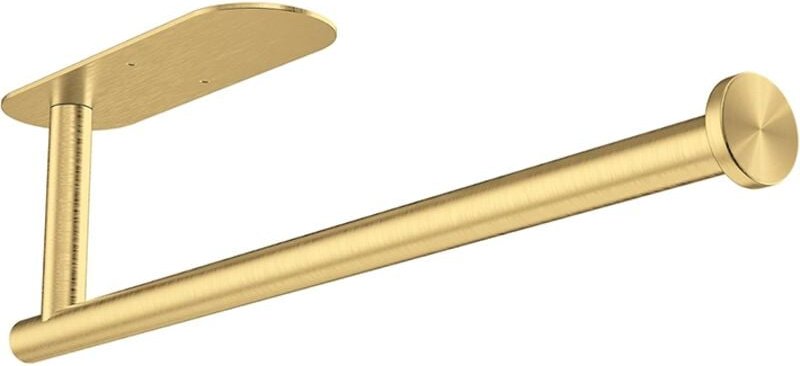 Cyslmuk - Selbstklebender Küchenpapierhalter, Tapetenpapierhalter, Rollenhalter, Küchenpapierhalter, Edelstahl gold
