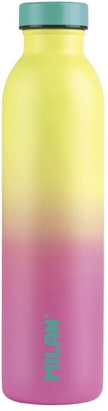 Isothermische Flasche 591 ml Sonnenuntergang gelb-rosa Ausgabe - Milan