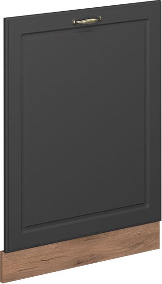 Geschirrspülblende Fame-Line, Anthrazit-Gold Landhaus, 60 cm ohne Arbeitsplatte, Vicco