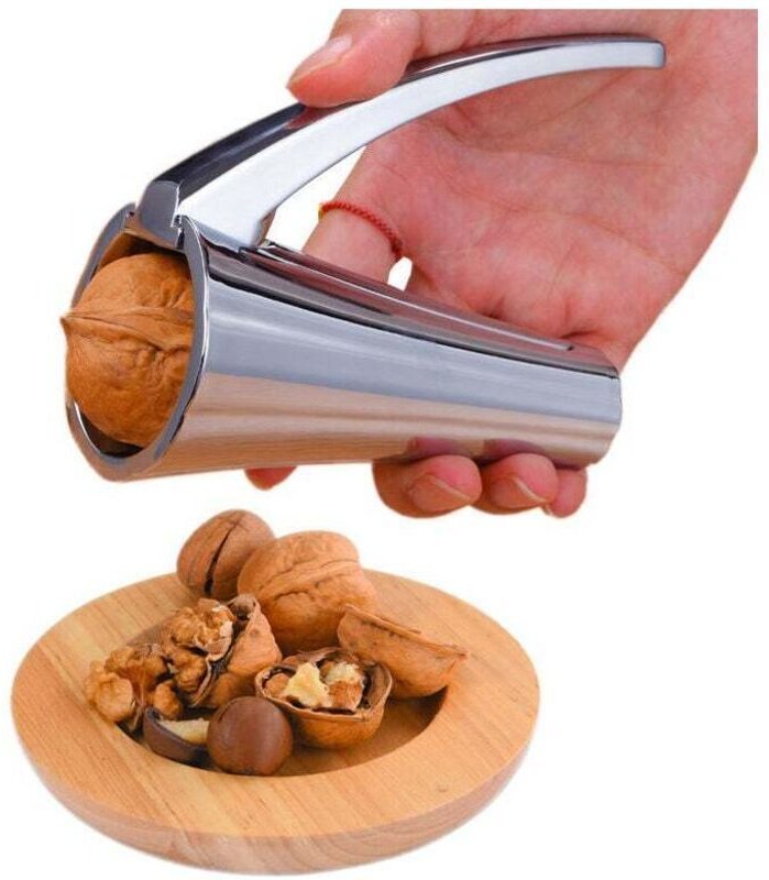 Nussknacker, passt auf alle Nüsse, minimaler Kraftaufwand zum Knacken harter Schalen, keine fliegenden Schalen und keine...